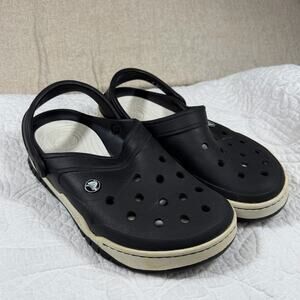 Crocs Unisex M9 W11 Crocband II Black Comfort Slip On Casual Clog Shoes Classic